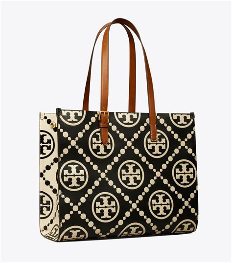 tory burch logo tote.